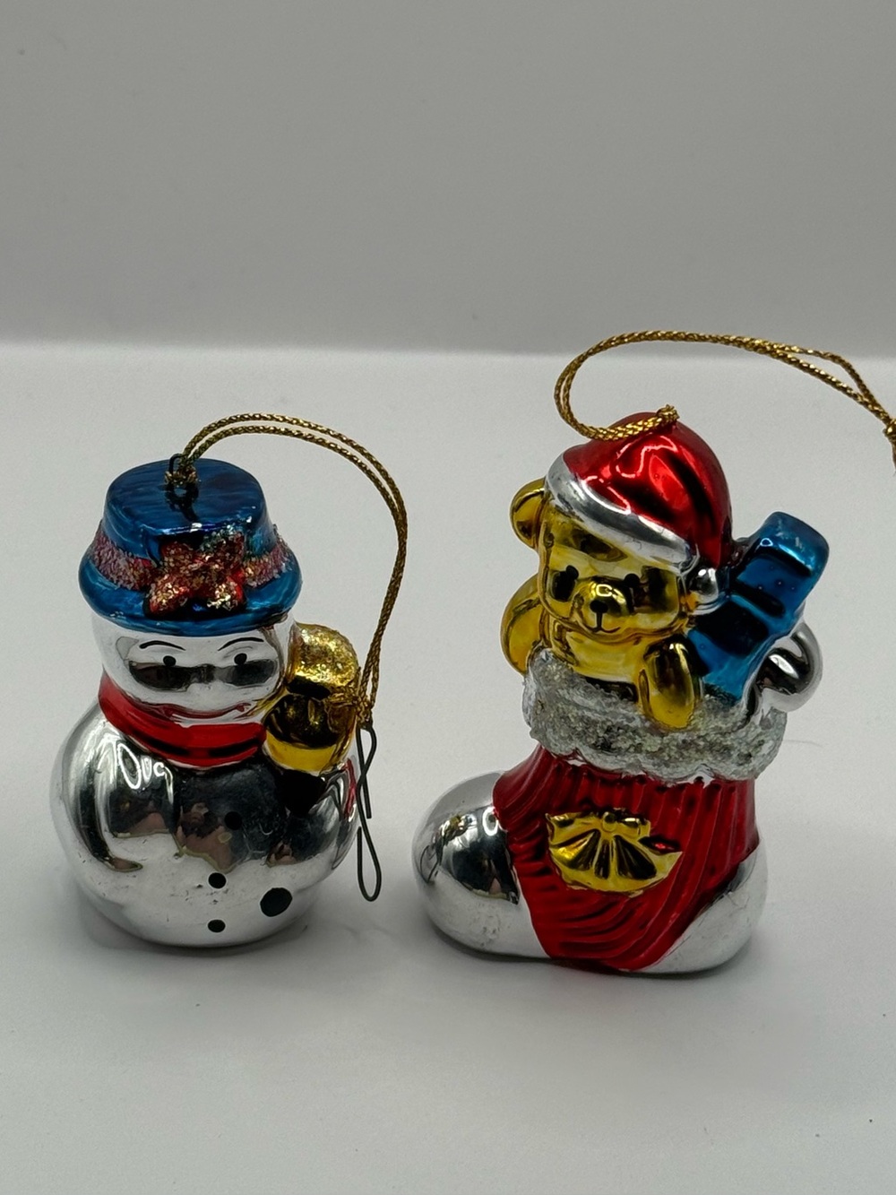 Vintage Avon Christmas Ornaments Lot of 2